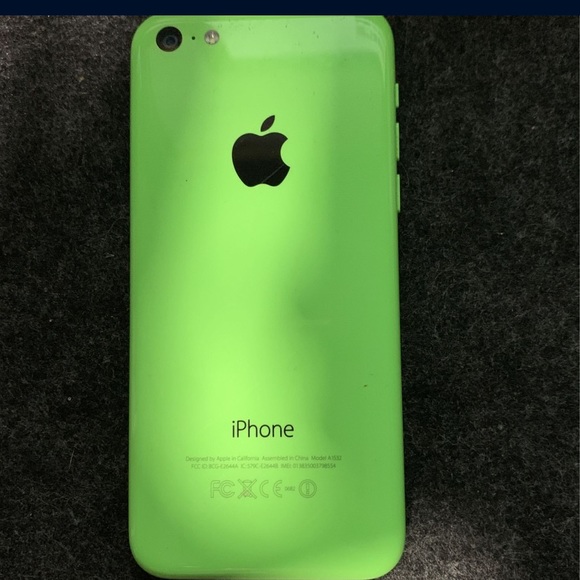 Disabled Green IPhone 5C: can be used for parts - Picture 2 of 3